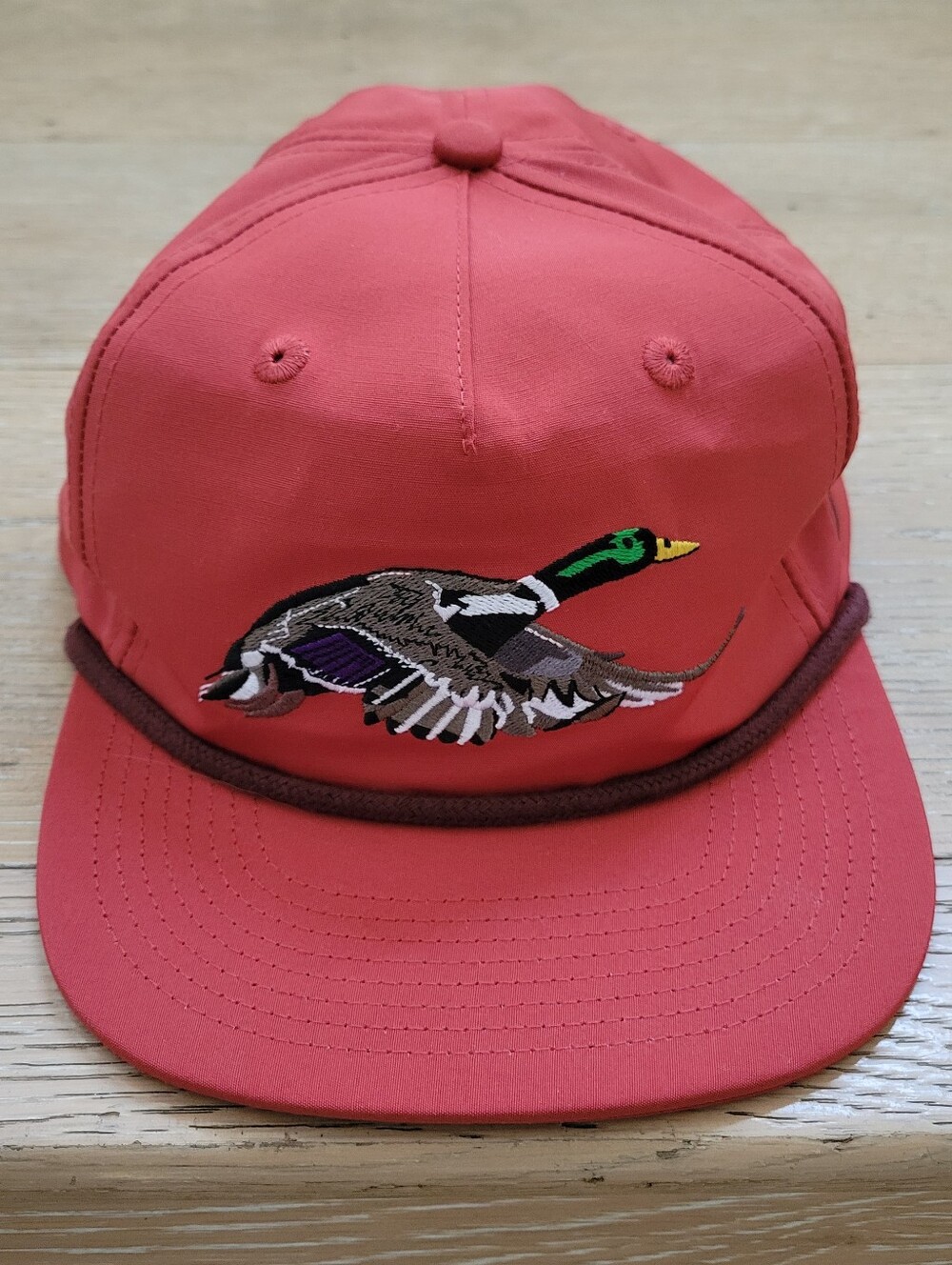 Duck Camp Hat Cap Mens Baseball Cap One Size Duck Camp Rope Snapback Hunting
